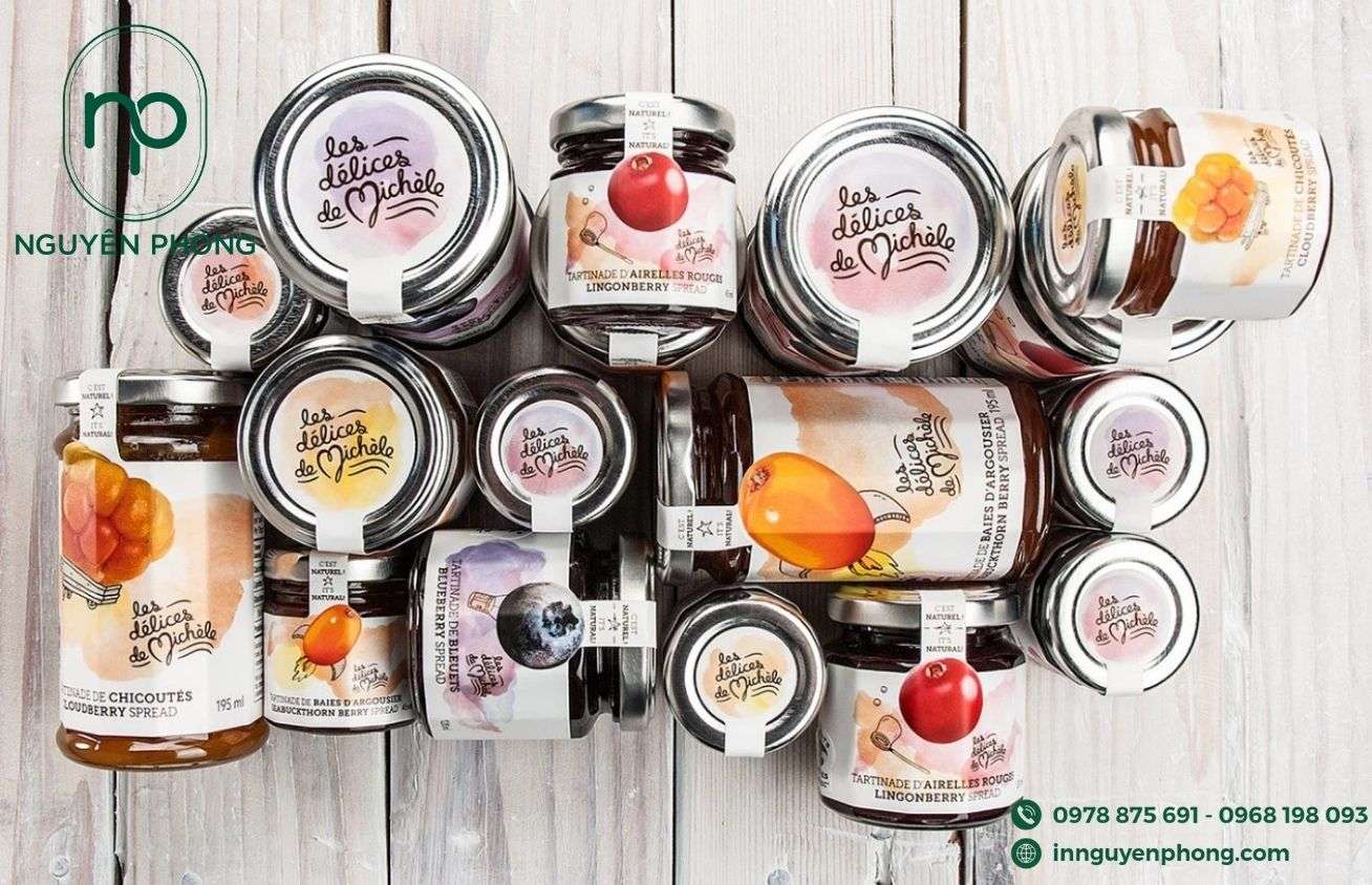 Tem dán bánh kẹo 